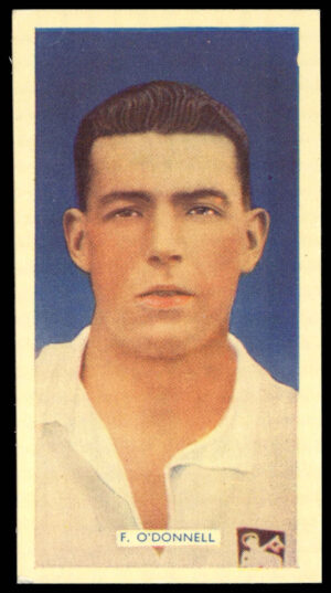Carreras - 'Popular Footballers (White)' (1936) - #24 - F. O'Donnell (Preston North End) Carreras - 'Popular Footballers (White)' (1936) - #24 - F. O'Donnell (Preston North End)