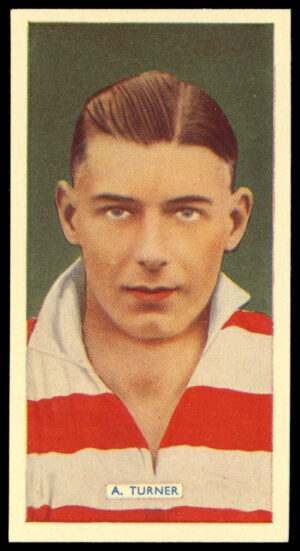 Carreras - 'Popular Footballers (White)' (1936) - #27 - A. Turner (Doncaster Rovers) Carreras - 'Popular Footballers (White)' (1936) - #27 - A. Turner (Doncaster Rovers)