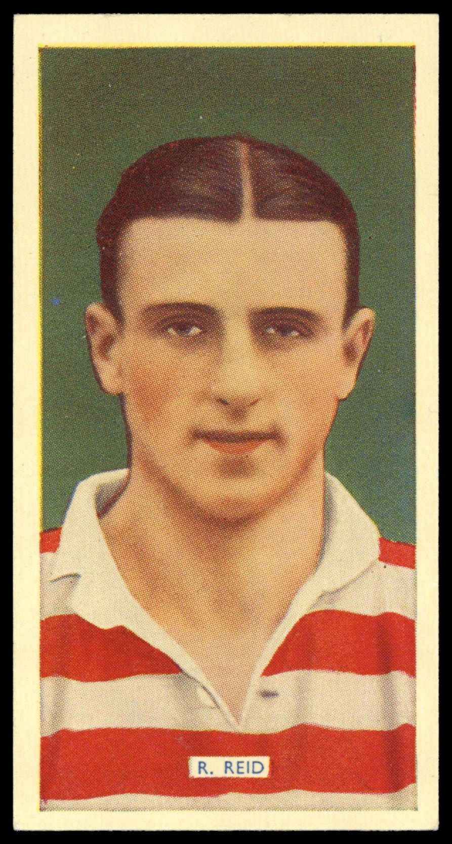 Carreras - 'Popular Footballers (White)' (1936) - #3 - R. Reid (Hamilton Academicals) Carreras - 'Popular Footballers (White)' (1936) - #3 - R. Reid (Hamilton Academicals)