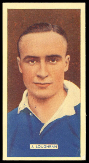 Carreras - 'Popular Footballers (White)' (1936) - #34 - J.L. Loughran (Birmingham City) Carreras - 'Popular Footballers (White)' (1936) - #34 - J.L. Loughran (Birmingham City)