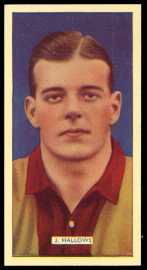 Carreras - 'Popular Footballers (White)' (1936) - #35 - J. Hallows (Bradford City) Carreras - 'Popular Footballers (White)' (1936) - #35 - J. Hallows (Bradford City)