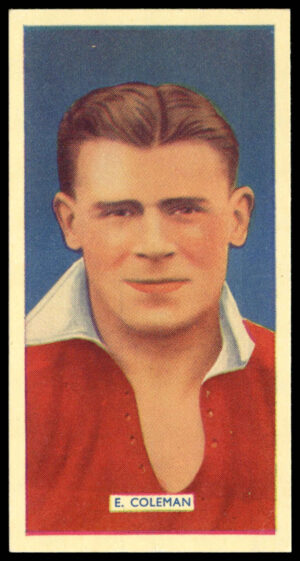 Carreras - 'Popular Footballers (White)' (1936) - #40 - E. Coleman (Middlesbrough)