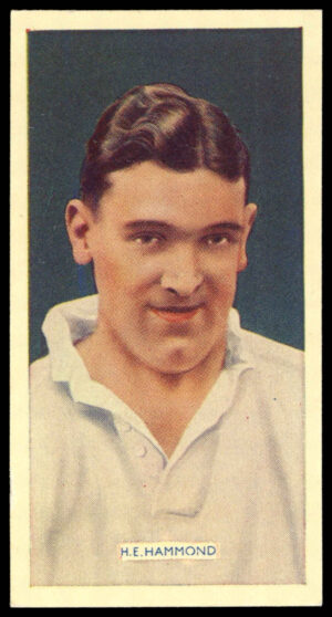 Carreras - 'Popular Footballers (White)' (1936) - #7 - H.E. Hammond (Fulham) Carreras - 'Popular Footballers (White)' (1936) - #7 - H.E. Hammond (Fulham)