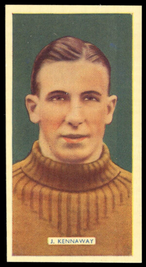Carreras - 'Popular Footballers (White)' (1936) - #8 - J. Kennaway (Celtic) Carreras - 'Popular Footballers (White)' (1936) - #8 - J. Kennaway (Celtic)
