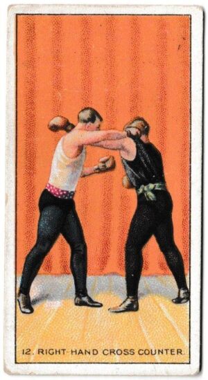Carreras - 'The Science of Boxing Series (Black Cat)' (1914) - Right Hand Cross Counter