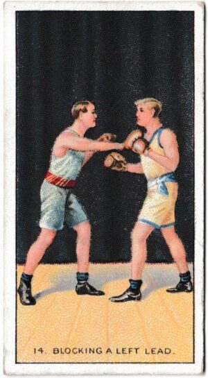 Carreras - 'The Science of Boxing Series (Black Cat)' (1914) - Blocking a Left Lead