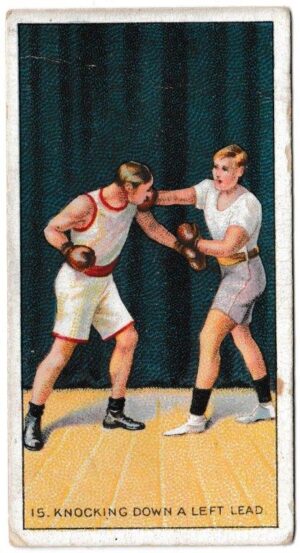 Carreras - 'The Science of Boxing Series (Black Cat)' (1914) - Knocking Down a Left Lead