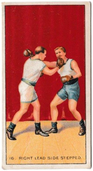 Carreras - 'The Science of Boxing Series (Black Cat)' (1914) - Right Lead Side-Stepped
