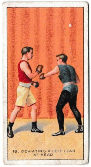 Carreras - 'The Science of Boxing Series (Black Cat)' (1914) - Deviating a Left Lead at Head