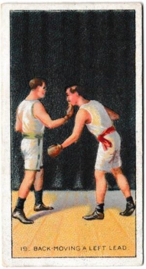 Carreras - 'The Science of Boxing Series (Black Cat)' (1914) - Back Moving a Left Lead