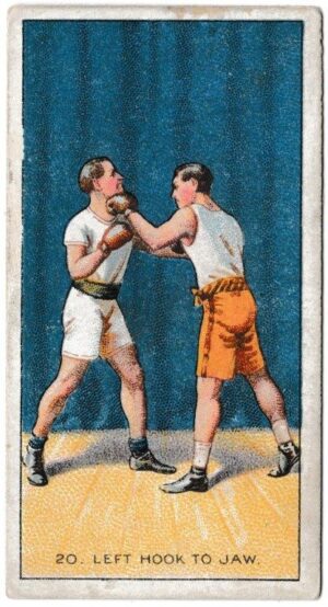 Carreras - 'The Science of Boxing Series (Black Cat)' (1914) - Left Hook to Jaw