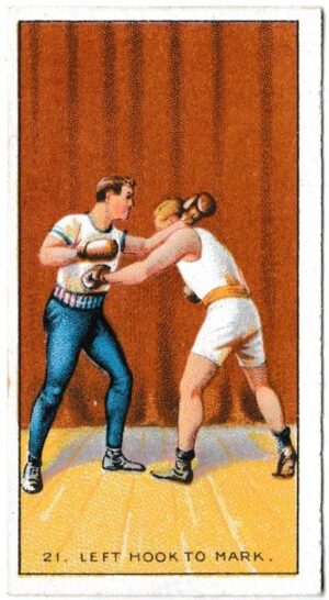 Carreras - 'The Science of Boxing Series (Black Cat)' (1914) - Left Hook to Mark