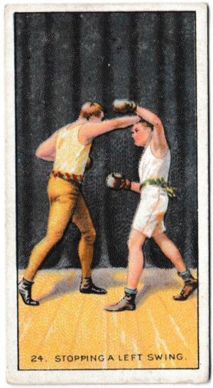 Carreras - 'The Science of Boxing Series (Black Cat)' (1914) - Stopping a Left Swing