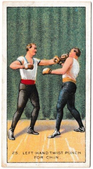 Carreras - 'The Science of Boxing Series (Black Cat)' (1914) - Left Hand Twist Punch