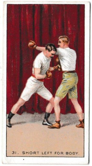 Carreras - 'The Science of Boxing Series (Black Cat)' (1914) - Short Left for Body