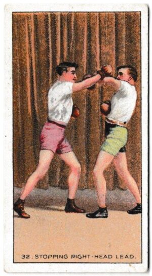 Carreras - 'The Science of Boxing Series (Black Cat)' (1914) - Stopping Right Head Lead