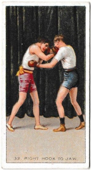 Carreras - 'The Science of Boxing Series (Black Cat)' (1914) - Right Hook to Jaw