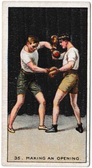 Carreras - 'The Science of Boxing Series (Black Cat)' (1914) - Making an Opening