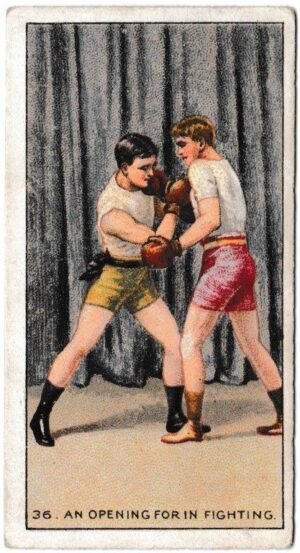 Carreras - 'The Science of Boxing Series (Black Cat)' (1914) - An Opening for In Fighting