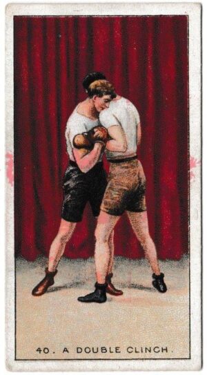 Carreras - 'The Science of Boxing Series (Black Cat)' (1914) - A Double Clinch