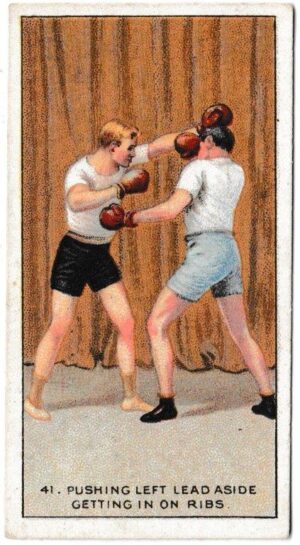 Carreras - 'The Science of Boxing Series (Black Cat)' (1914) - Pushing Left Lead Aside
