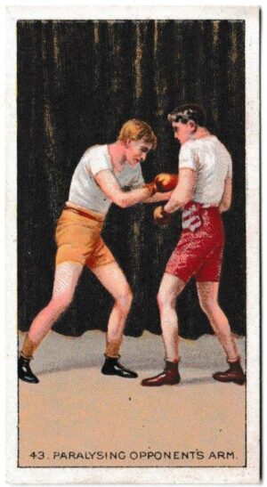 Carreras - 'The Science of Boxing Series (Black Cat)' (1914) - Paralysing Opponent's Arm
