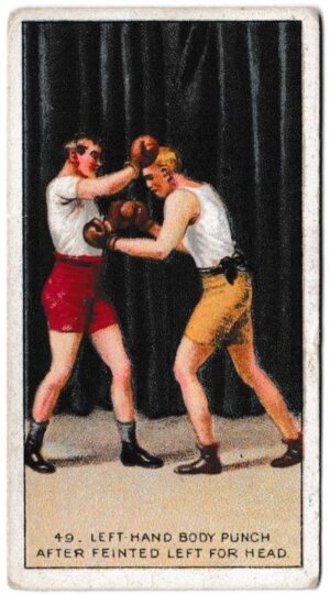 Carreras - 'The Science of Boxing Series (Black Cat)' (1914) - Left Hand Body Punch