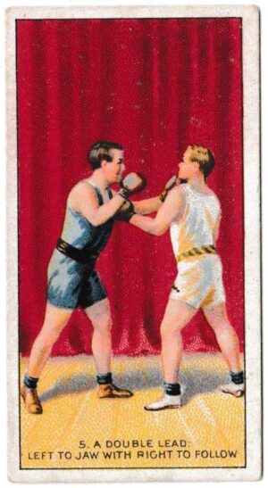 Carreras - 'The Science of Boxing Series (Black Cat)' (1914) - A Double Lead