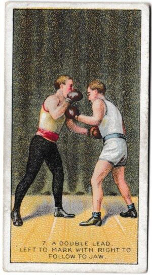 Carreras - 'The Science of Boxing Series (Black Cat)' (1914) - Left to Mark