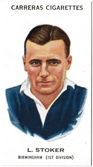 Carreras - 'Footballers' (1934) - L. Stoker (Birmingham City)