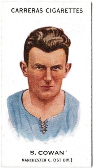 Carreras - 'Footballers' (1934) - S. Cowan (Manchester City)