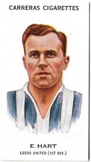 Carreras - 'Footballers' (1934) - E. Hart (Leeds United)