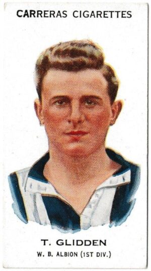 Carreras - 'Footballers' (1934) - T. Glidden (West Bromwich Albion)