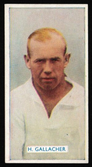 Carreras - 'Famous Footballers' (1936) - Card #22 - H. Gallacher (Derby County)
