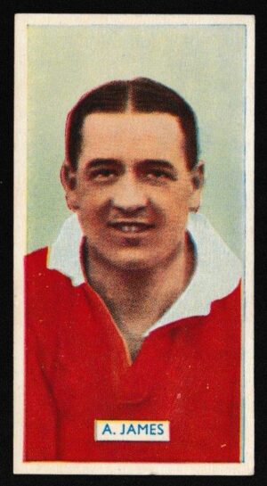 Carreras - 'Famous Footballers' (1936) - Card #29 - Alex James (Arsenal)