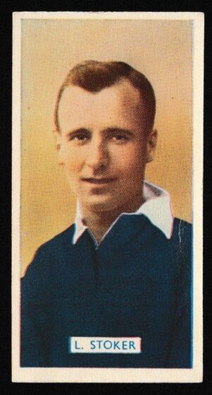 Carreras - 'Famous Footballers' (1936) - Card #34 - L. Stoker (Birmingham City)