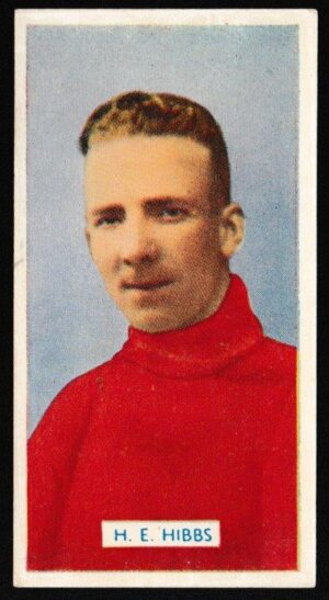 Carreras - 'Famous Footballers' (1936) - Card #38 - H.E. Hibbs (Birmingham City)
