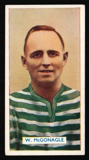 Carreras - 'Famous Footballers' (1936) - Card #41 - W. McGonagle (Celtic)