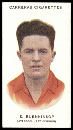 Carreras - 'Footballers (26mm)' (1934) - E. Blenkinsop (Liverpool)