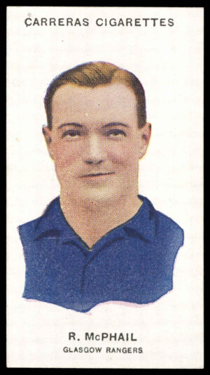 Carreras - 'Footballers (26mm)' (1934) - R. McPhail (Rangers)