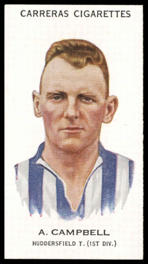 Carreras - 'Footballers (27mm)' (1934) - A. Campbell (Huddersfield Town)
