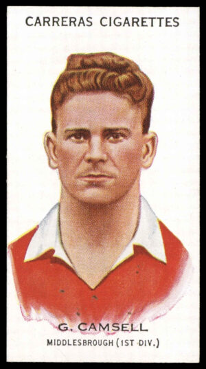 Carreras - 'Footballers (27mm)' (1934) - G. Camsell (Middlesbrough)