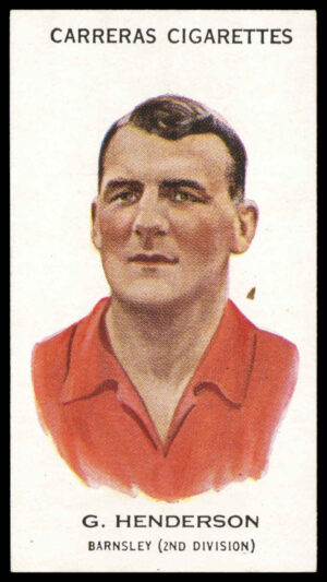 Carreras - 'Footballers (27mm)' (1934) - G. Henderson (Barnsley)