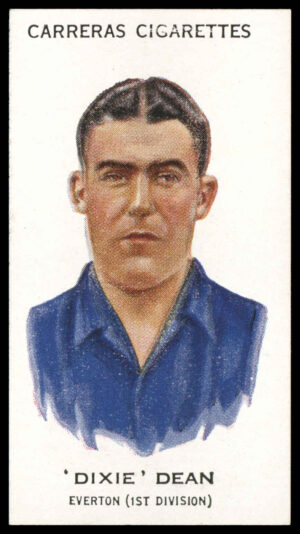 Carreras - 'Footballers (27mm)' (1934) - Dixie Dean (Everton)