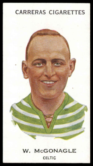 Carreras - 'Footballers (27mm)' (1934) - W. McGonagle (Celtic)
