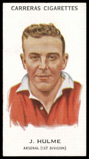 Carreras - 'Footballers (27mm)' (1934) - J. Hulme (Arsenal) Carreras - 'Footballers (27mm)' (1934) - J. Hulme (Arsenal)