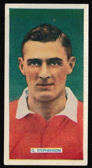 Carreras - 'Popular Footballers' (1936) - Card #44 - G. Stephenson (Charlton Athletic) Carreras - 'Popular Footballers' (1936) - Card #44 - G. Stephenson (Charlton Athletic)