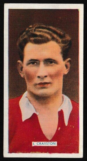 Carreras - 'Popular Footballers' (1936) - Card #48 - J. Crayston (Arsenal)