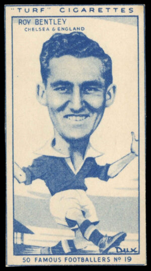 Carreras - 'Famous Footballers (Turf Singles)' (1951) - Roy Bentley (Chelsea)