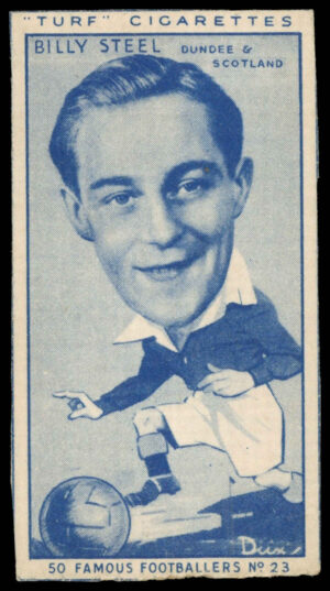 Carreras - 'Famous Footballers (Turf Singles)' (1951) - Billy Steel (Dundee)